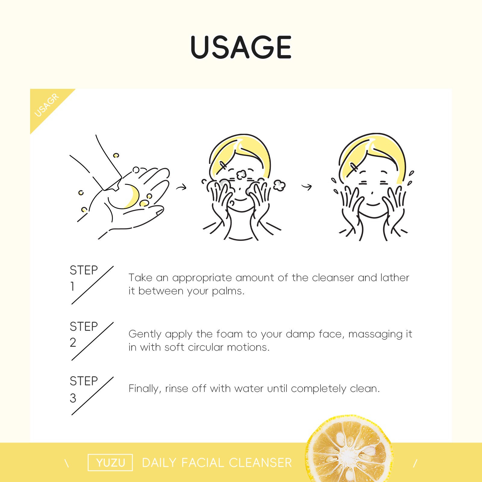 Yuzu Facial Cleansing Foam