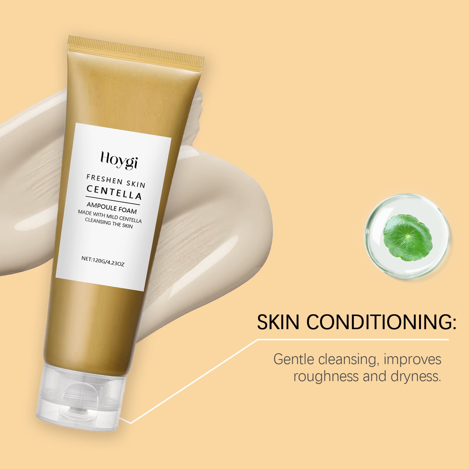 Hoygi Centella ampoule cleansing foam